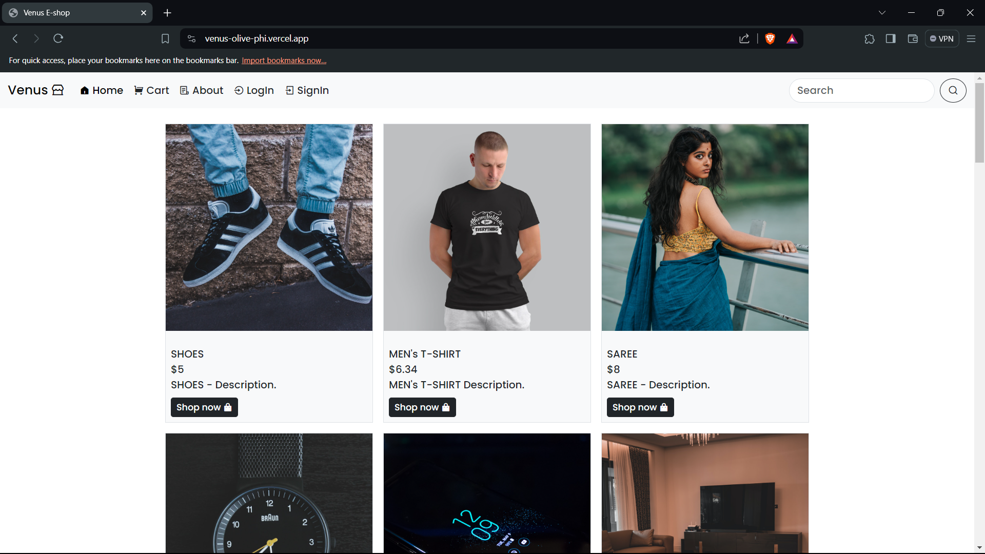Venus Ecommerce